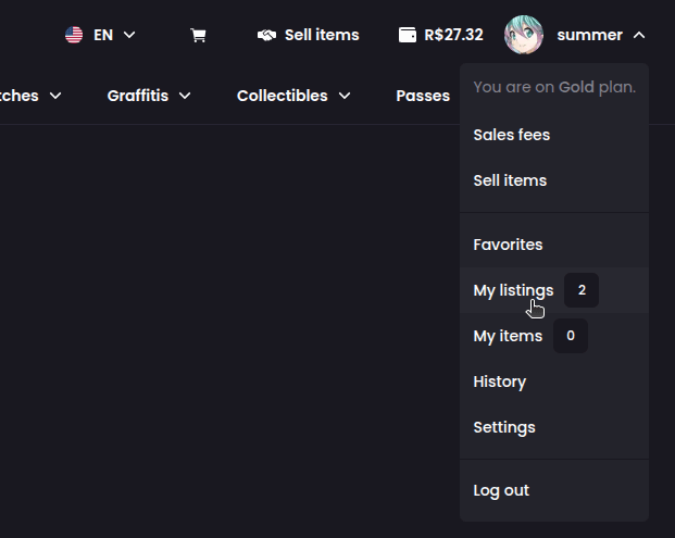 How to remove a listing? - Step 1