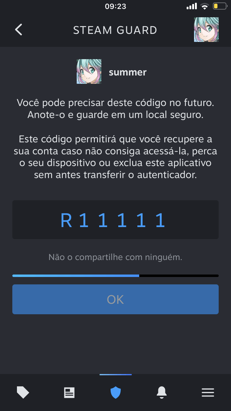 Como habilitar o Steam Guard? - Passo 6