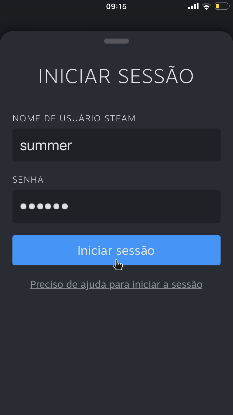 Como habilitar o Steam Guard? - Passo 2